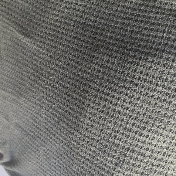 Free People Mercury Waffle Knit Top Medium Green Off shoulder - Picture 5 of 7